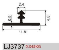 铝滑轨 LJ3737